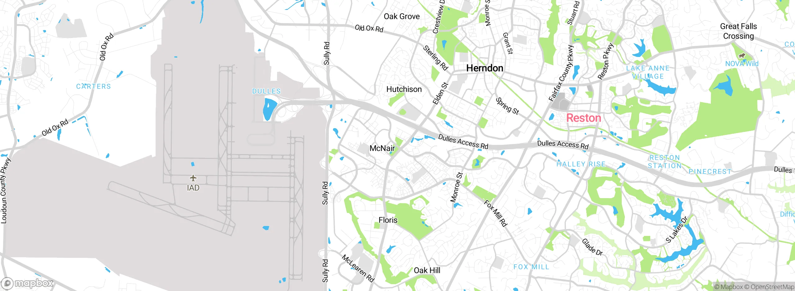 Map showing approximate location