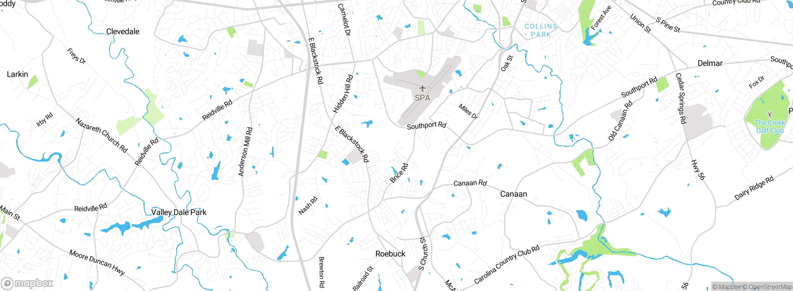 Map showing approximate location