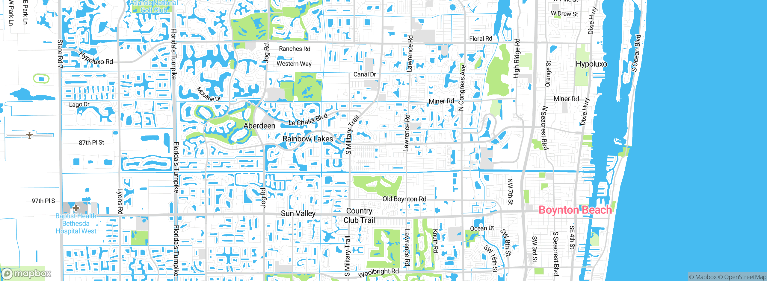 Map showing approximate location