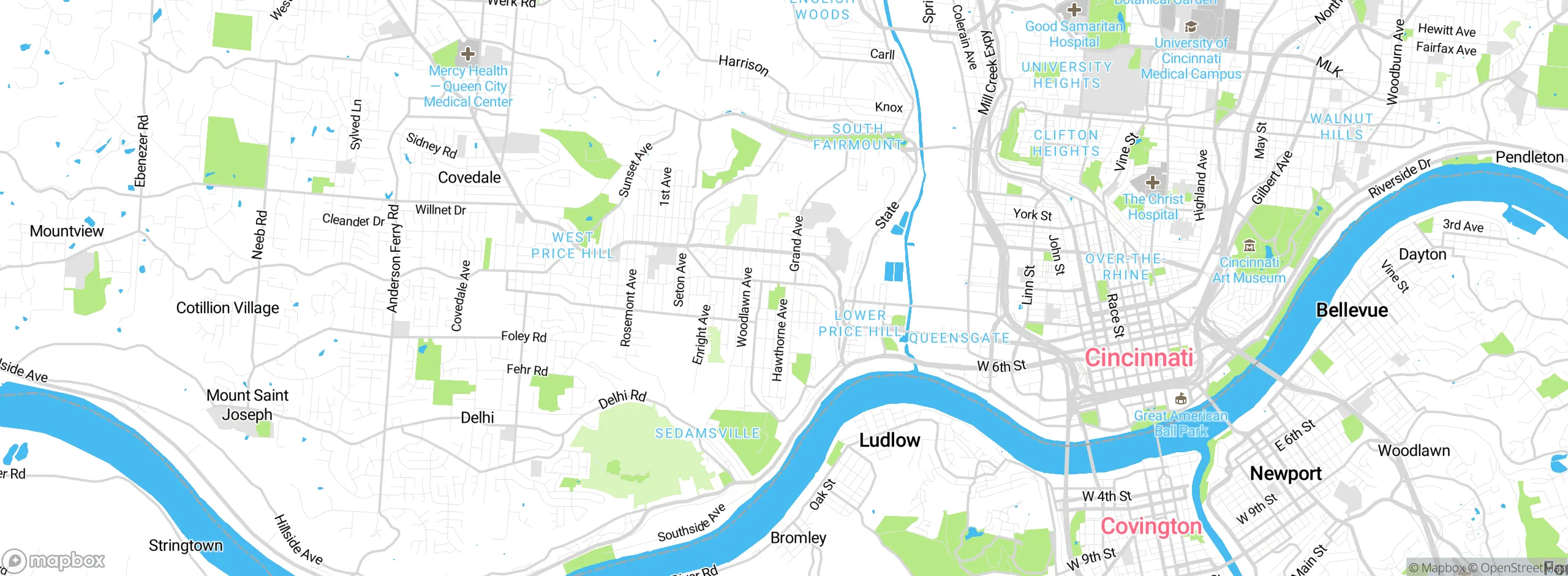 Map showing approximate location