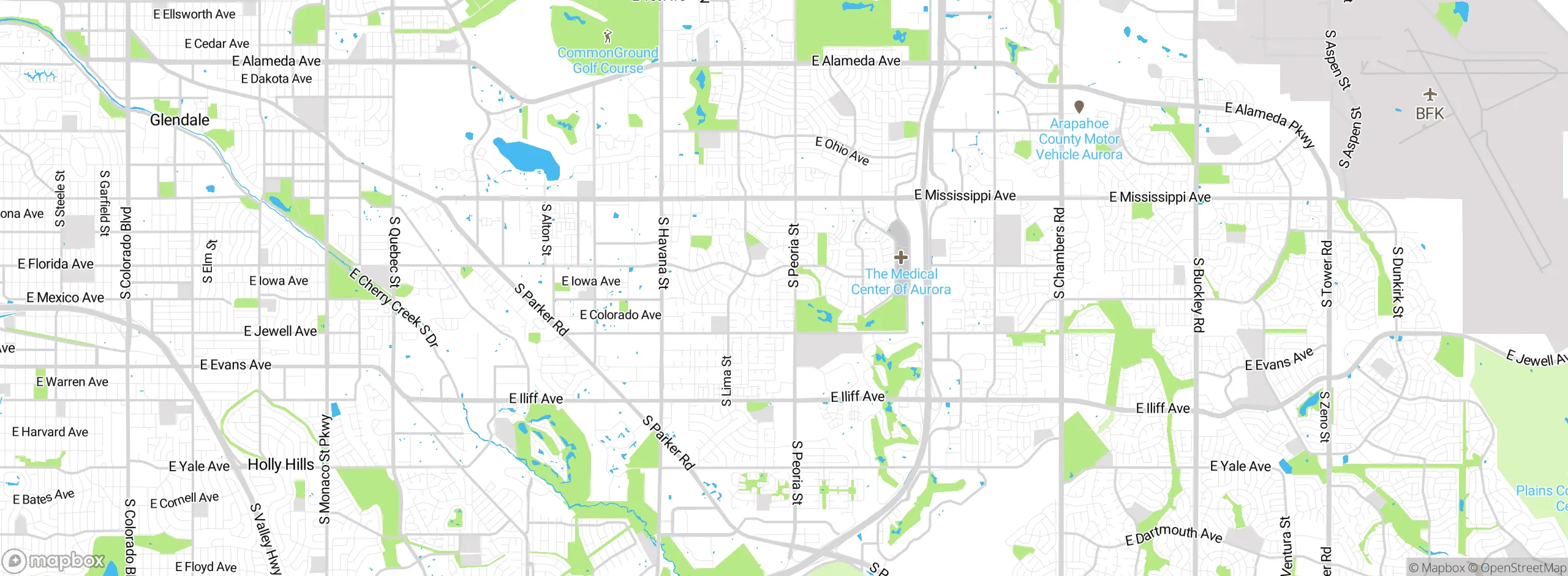 Map showing approximate location