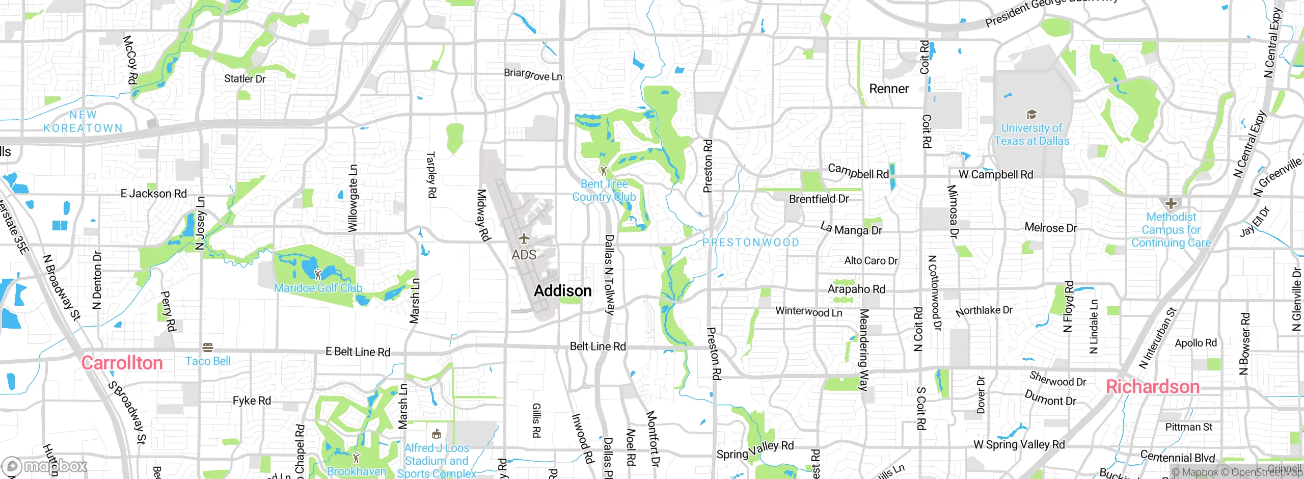 Map showing approximate location