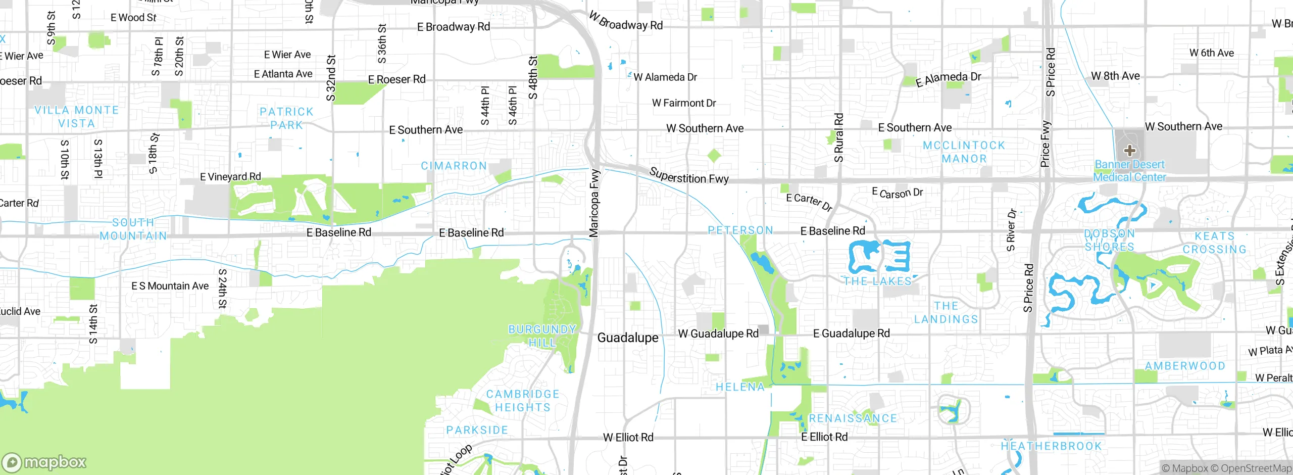 Map showing approximate location