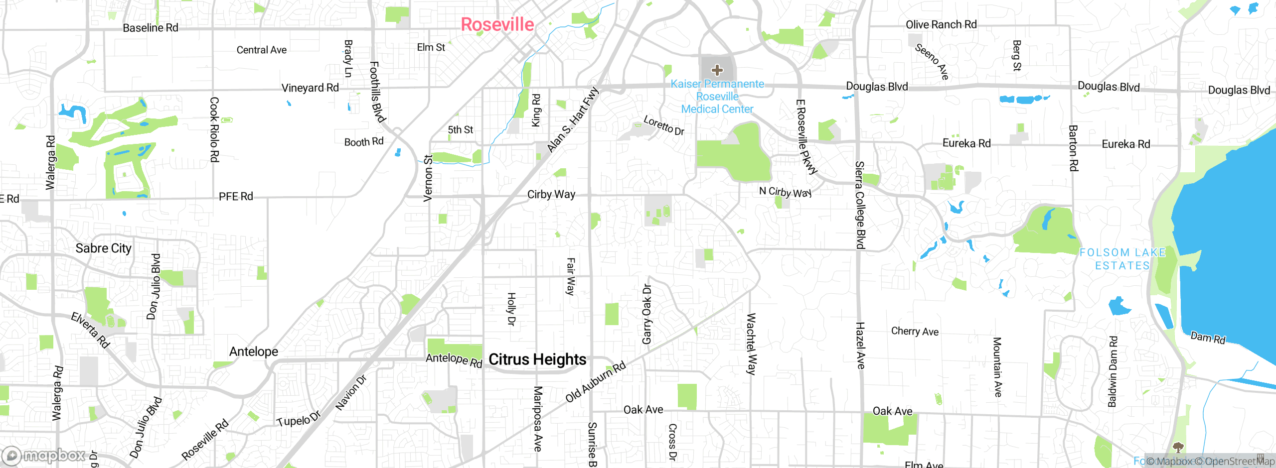 Map showing approximate location