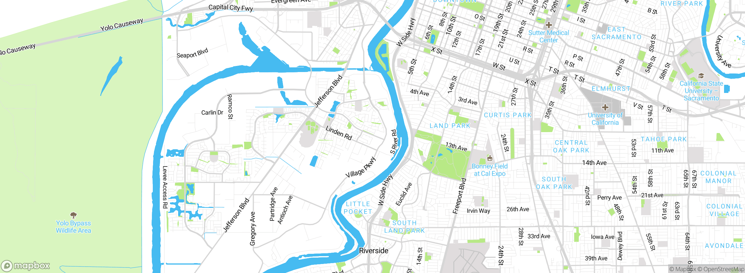 Map showing approximate location