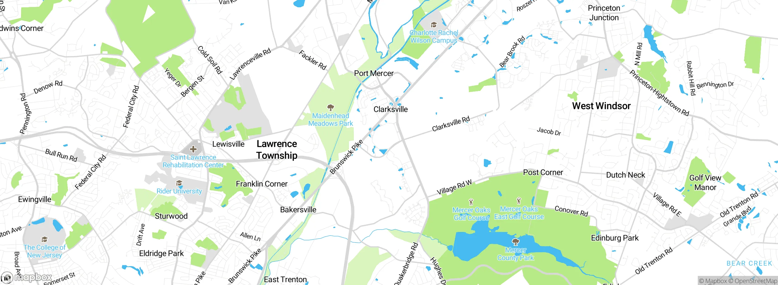 Map showing approximate location