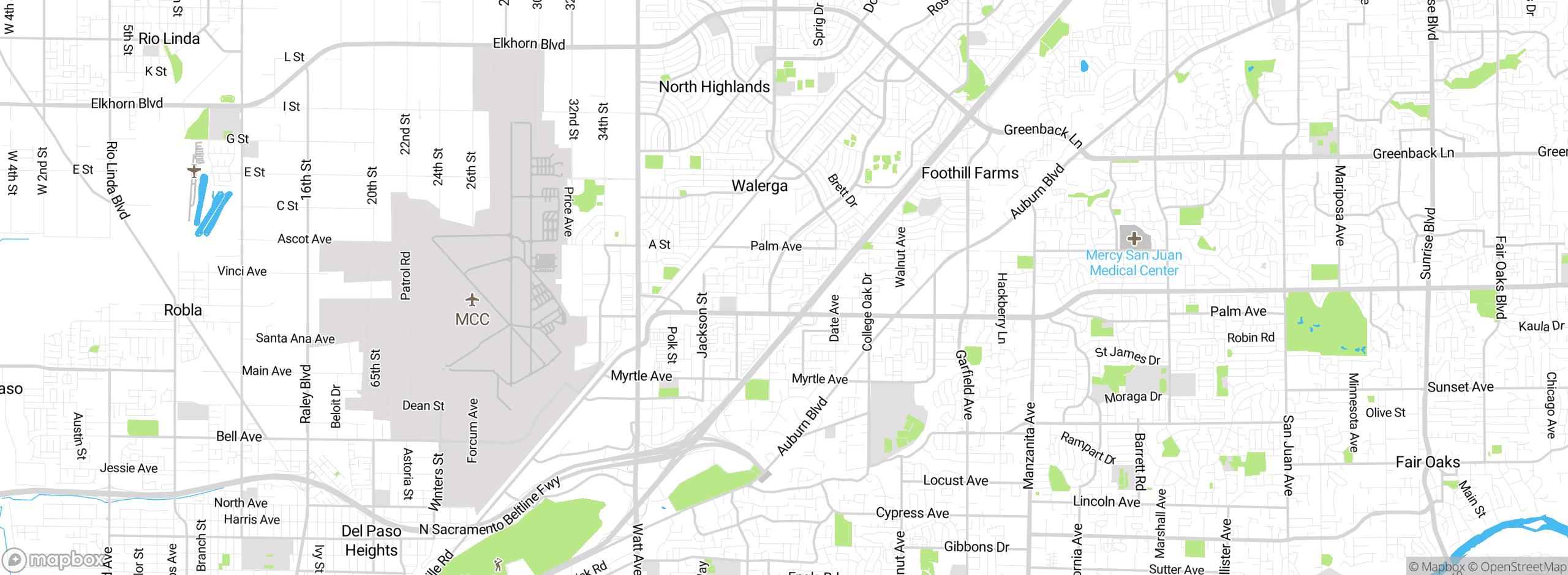 Map showing approximate location