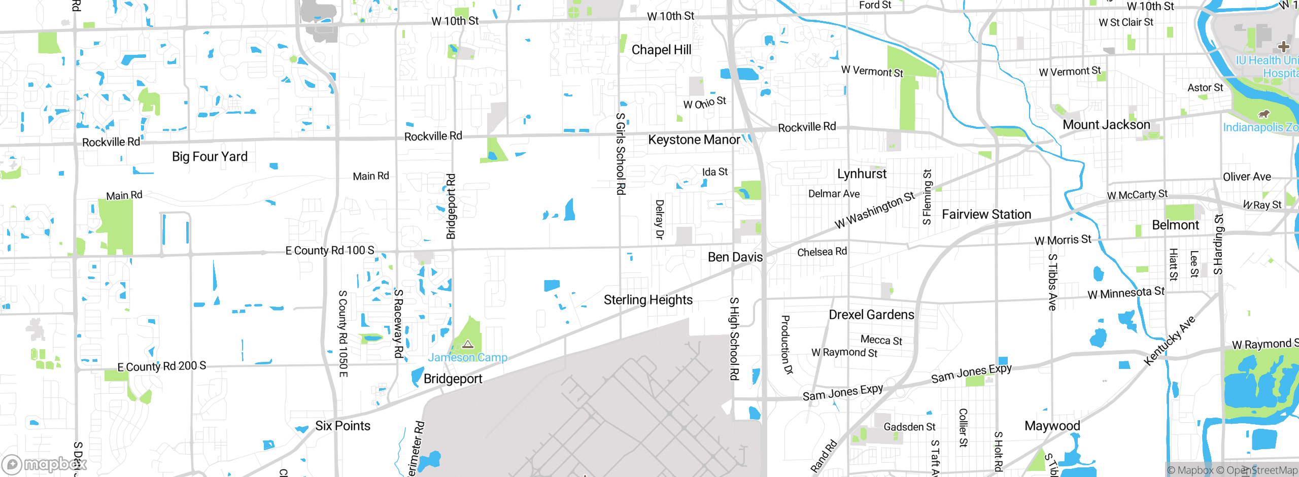 Map showing approximate location