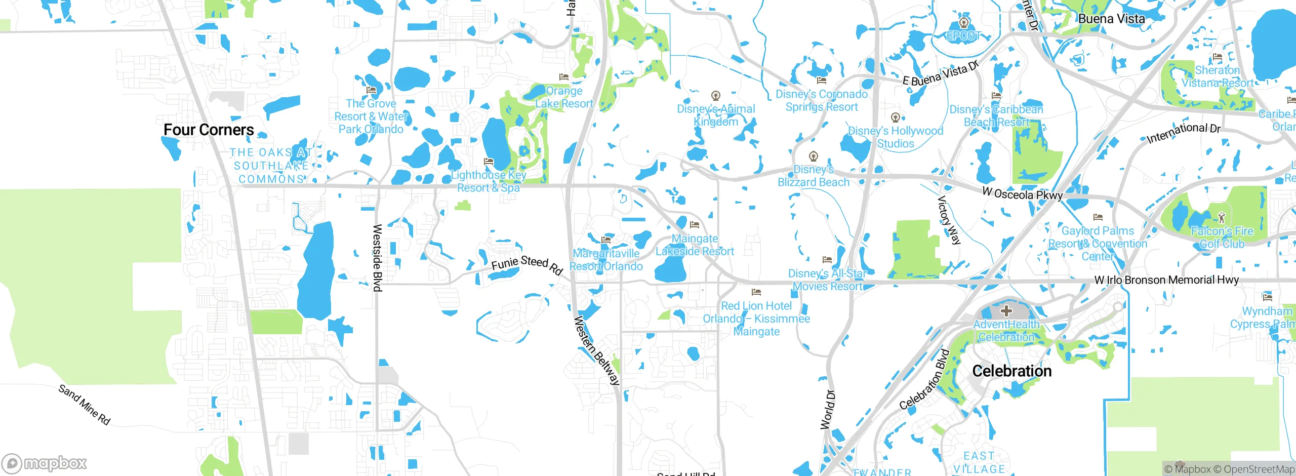Map showing approximate location