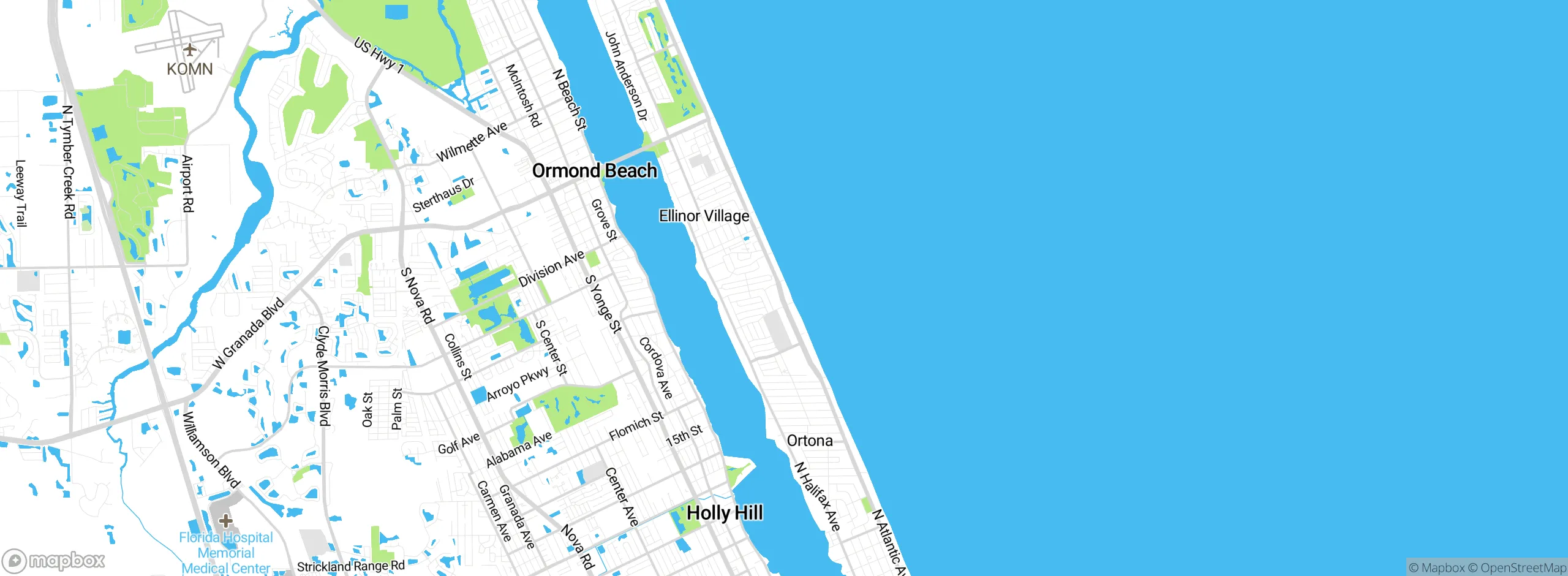 Map showing approximate location