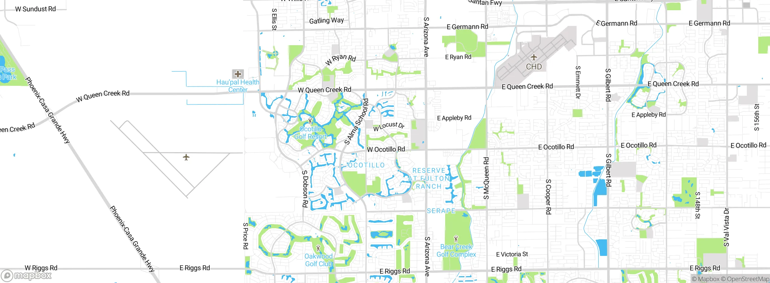 Map showing approximate location