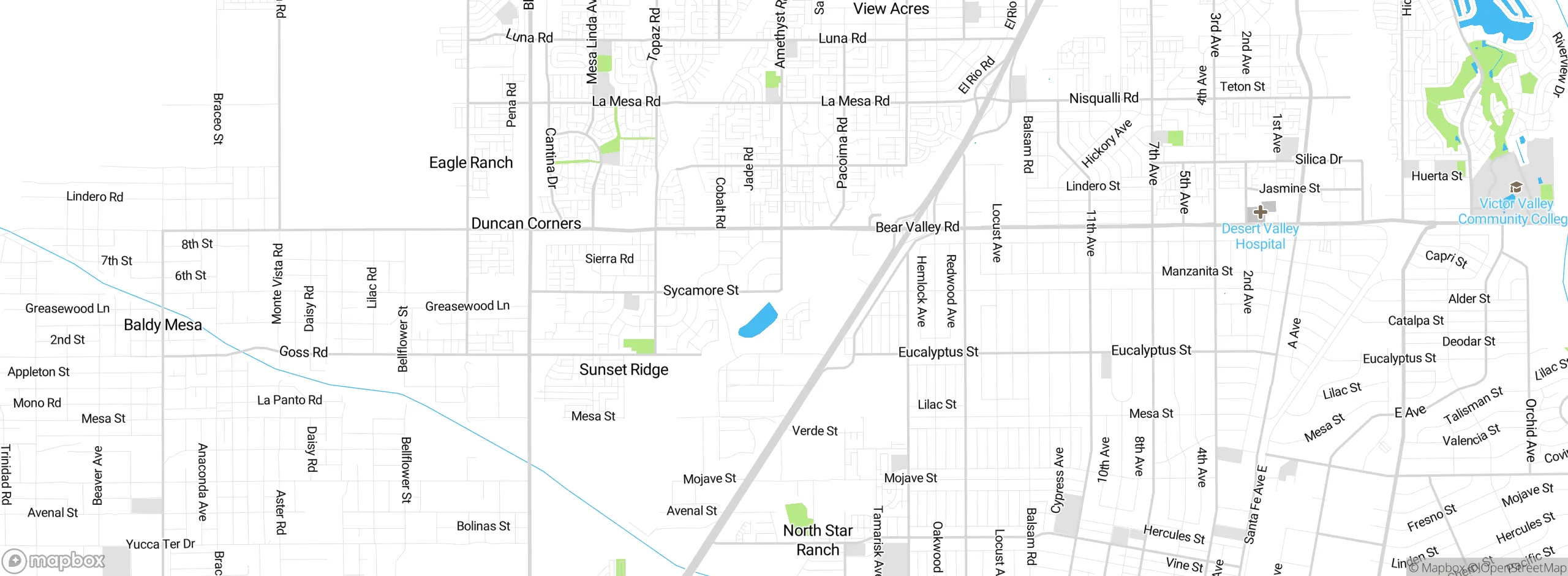 Map showing approximate location