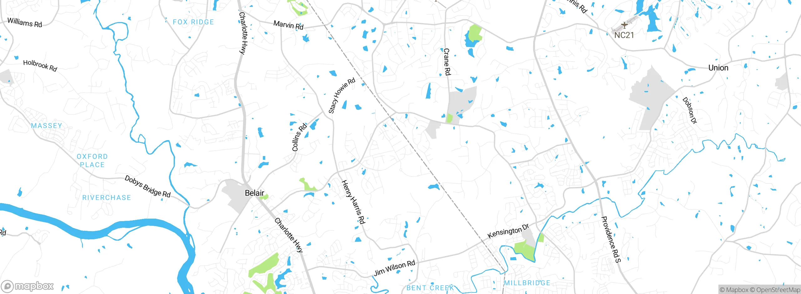 Map showing approximate location