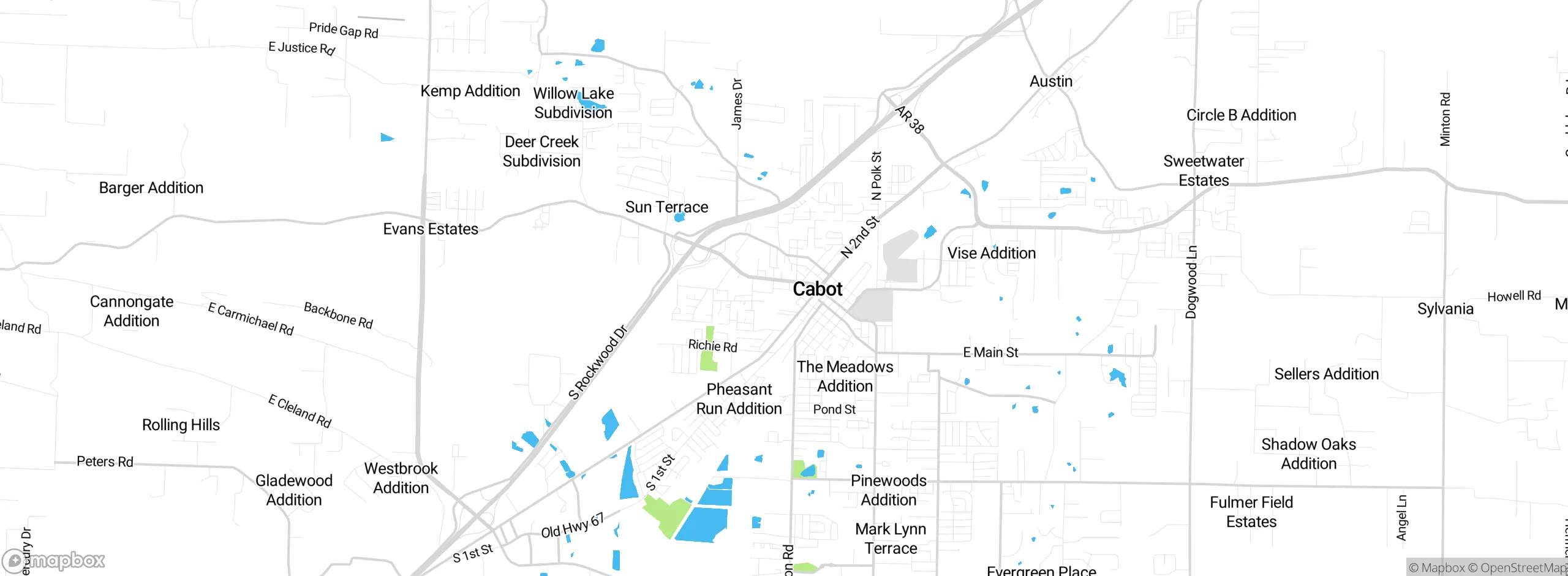 Map showing approximate location
