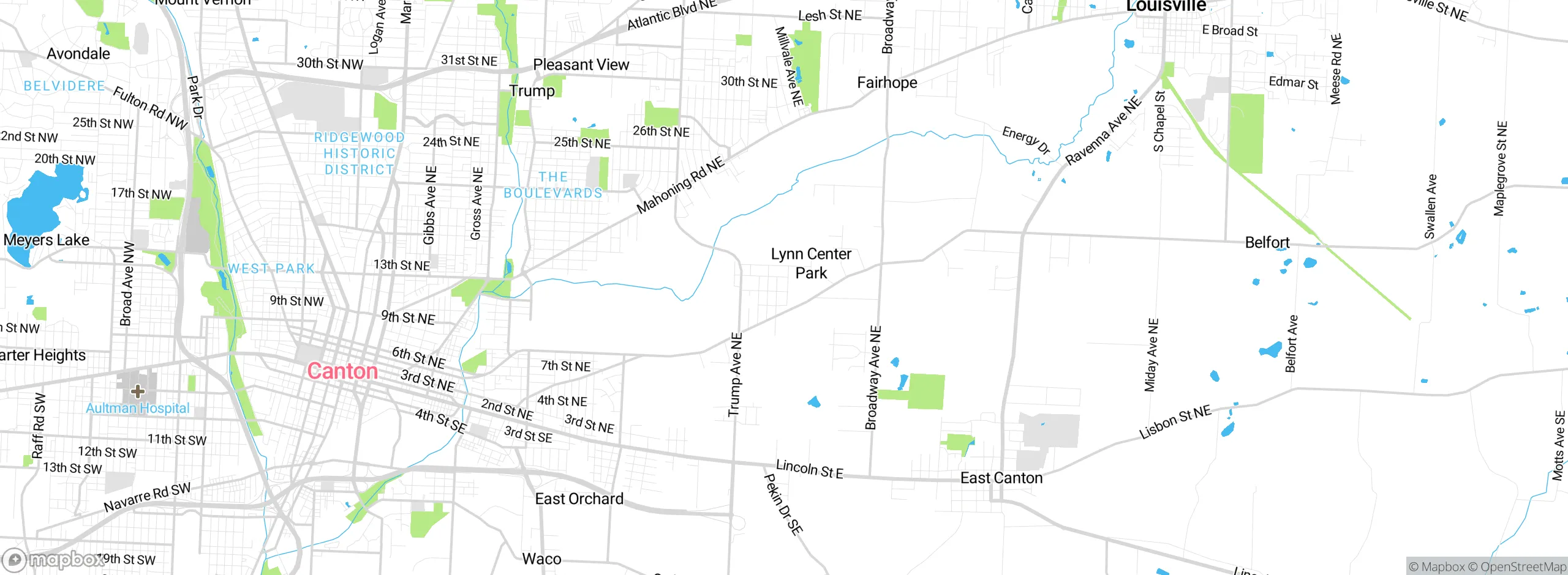 Map showing approximate location