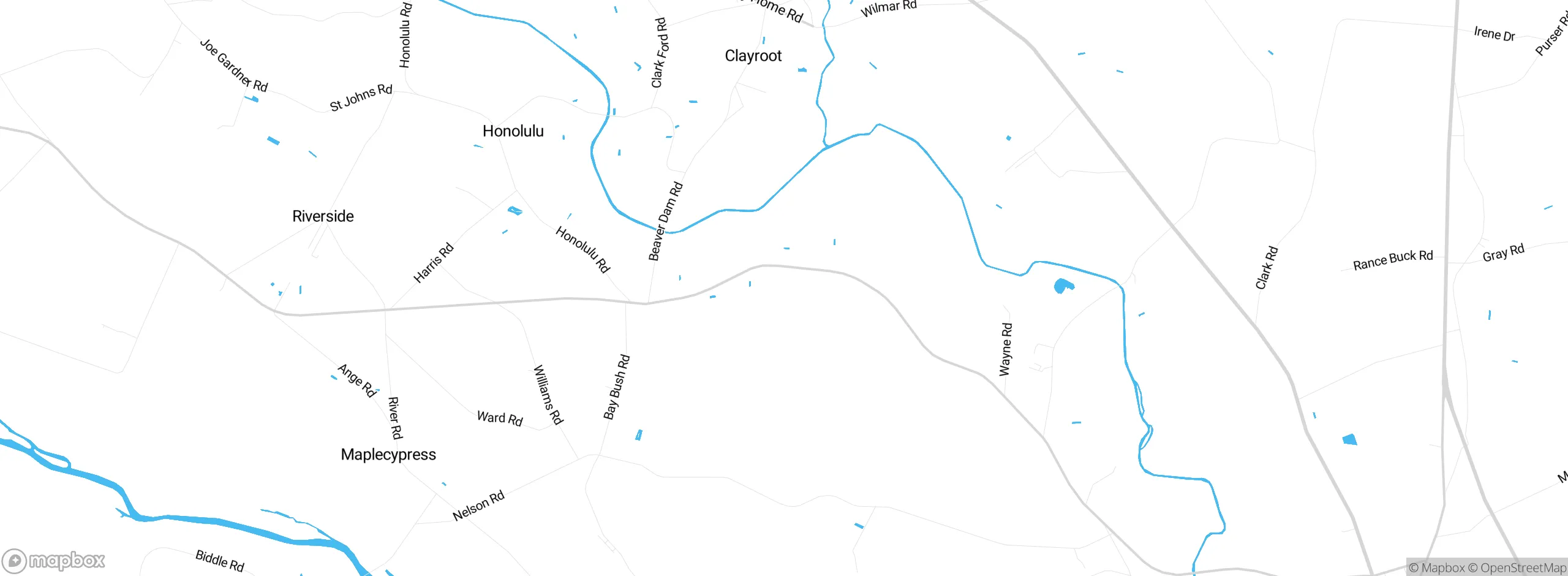 Map showing approximate location