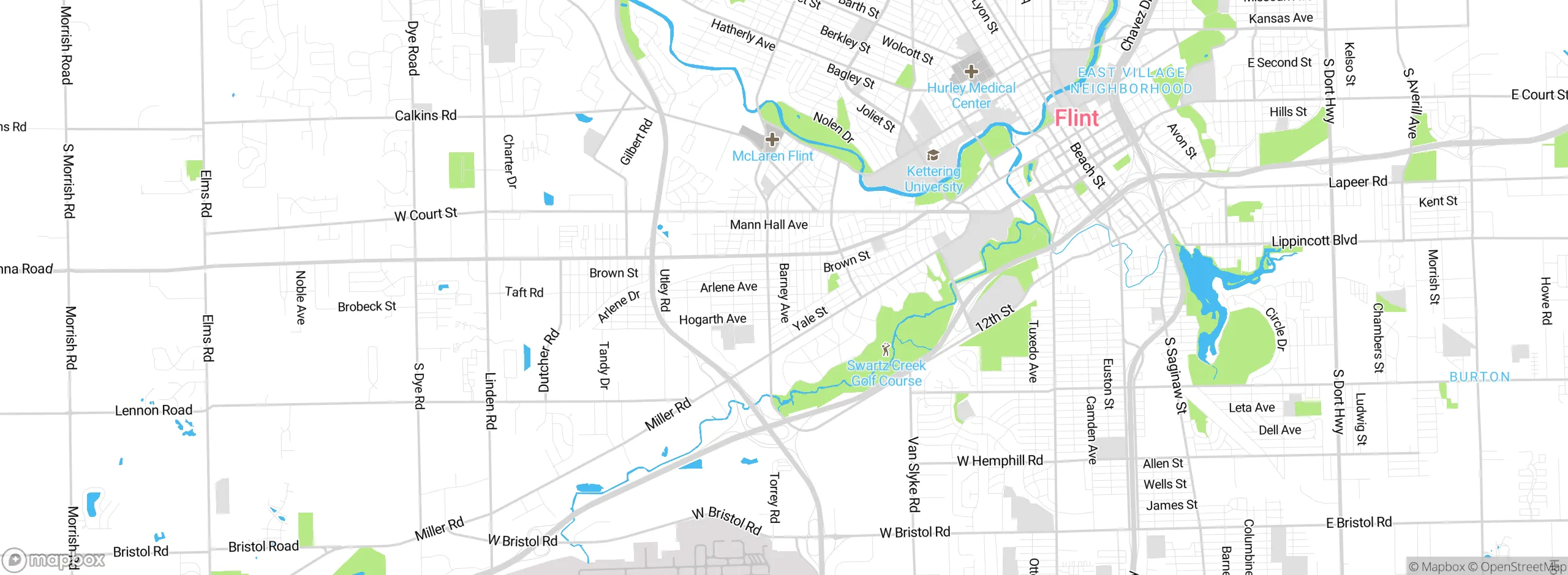 Map showing approximate location