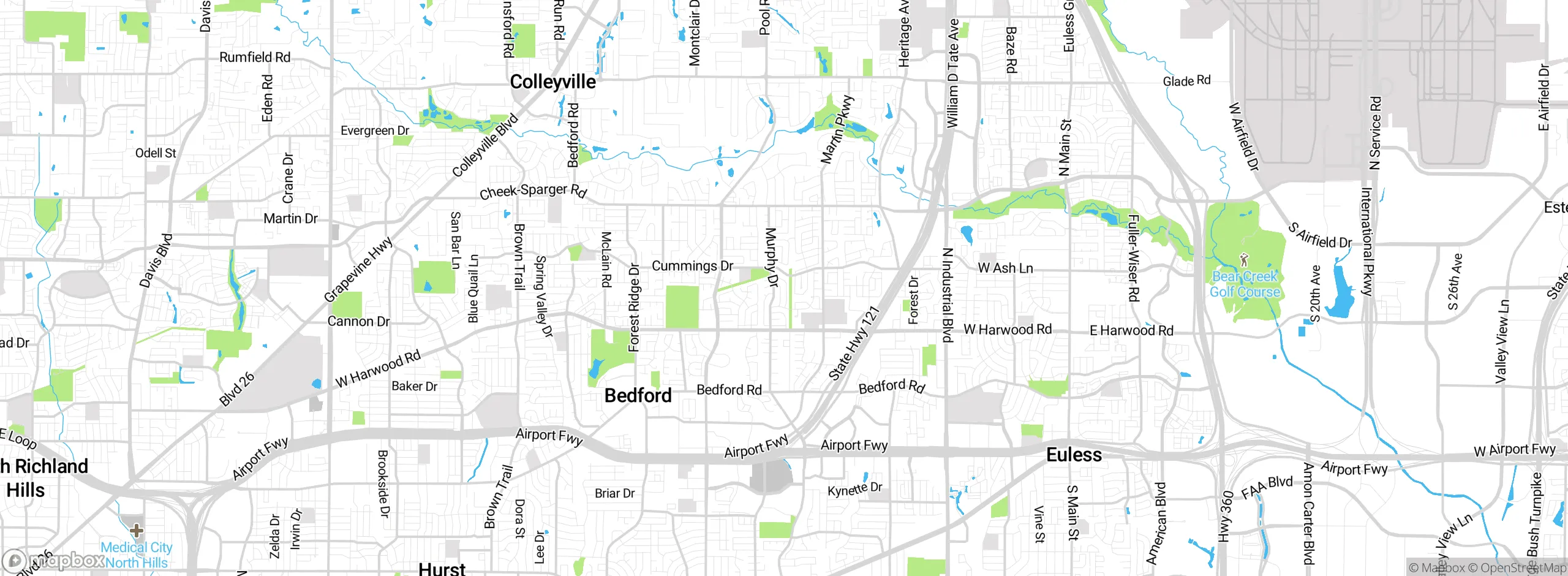 Map showing approximate location