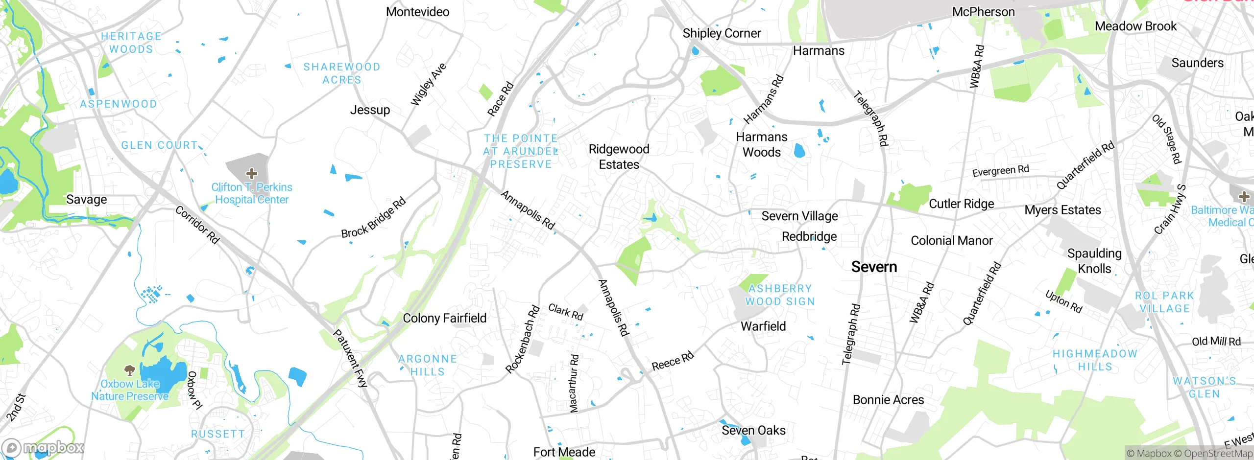 Map showing approximate location