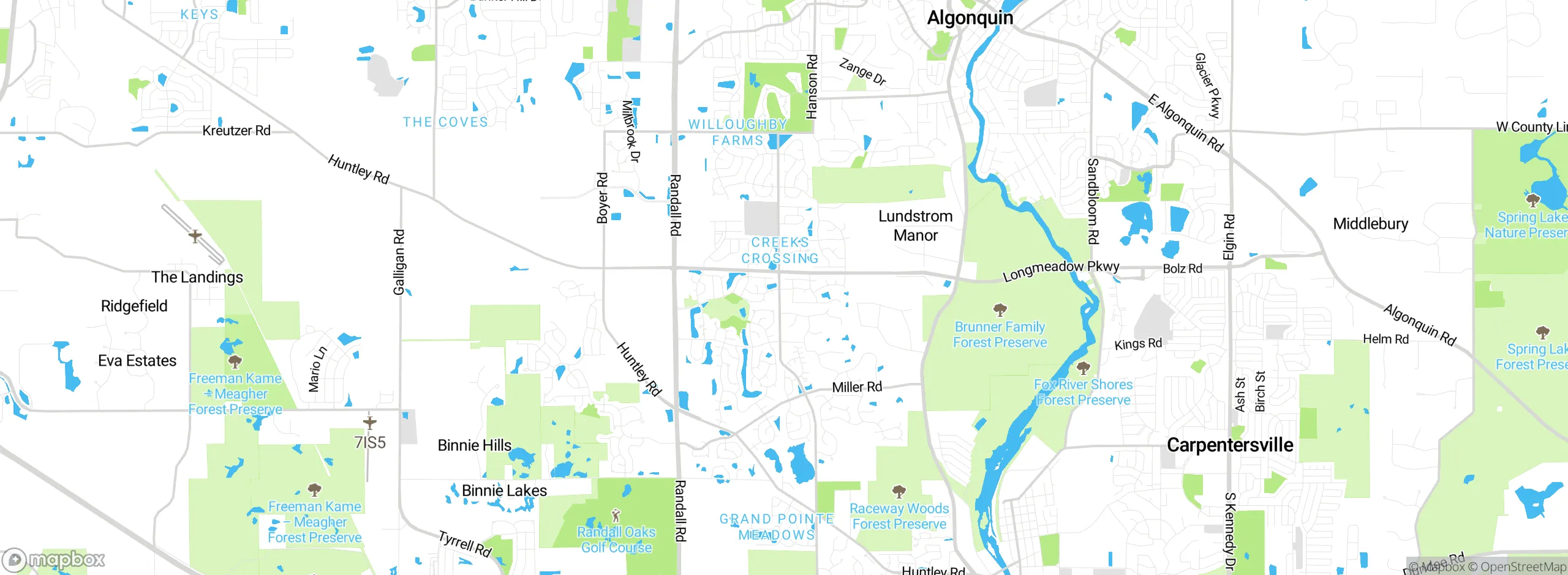 Map showing approximate location