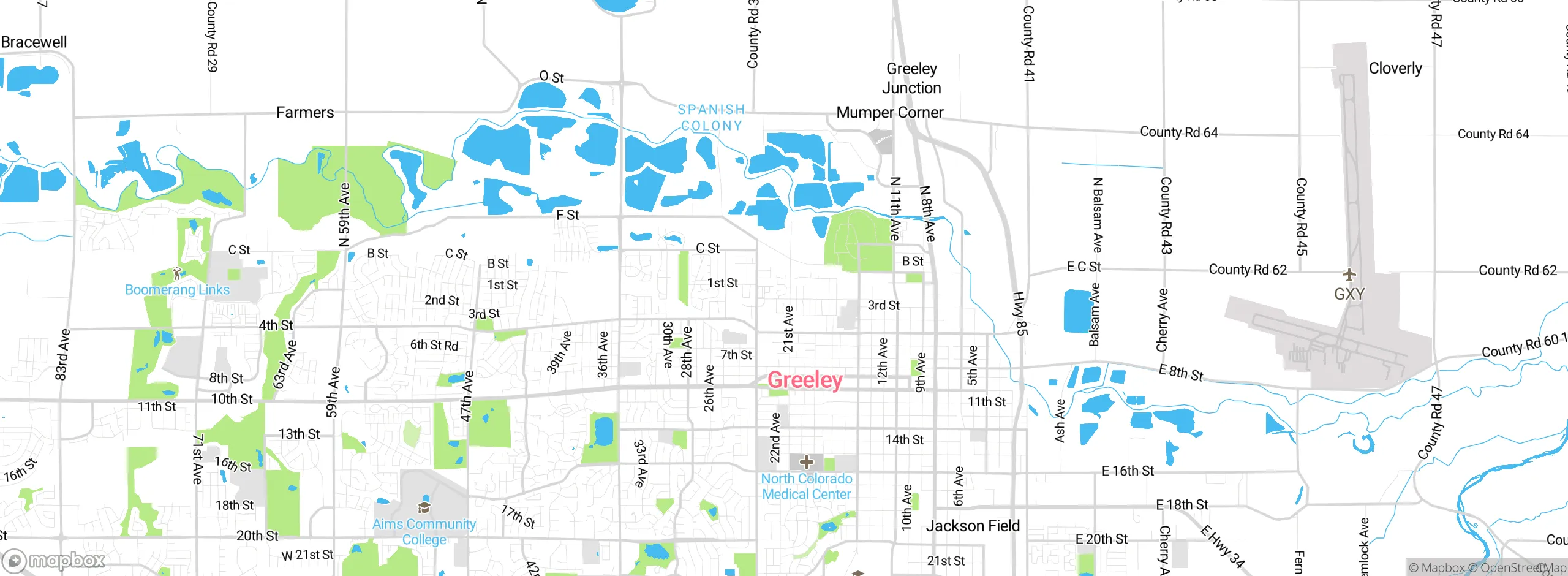 Map showing approximate location
