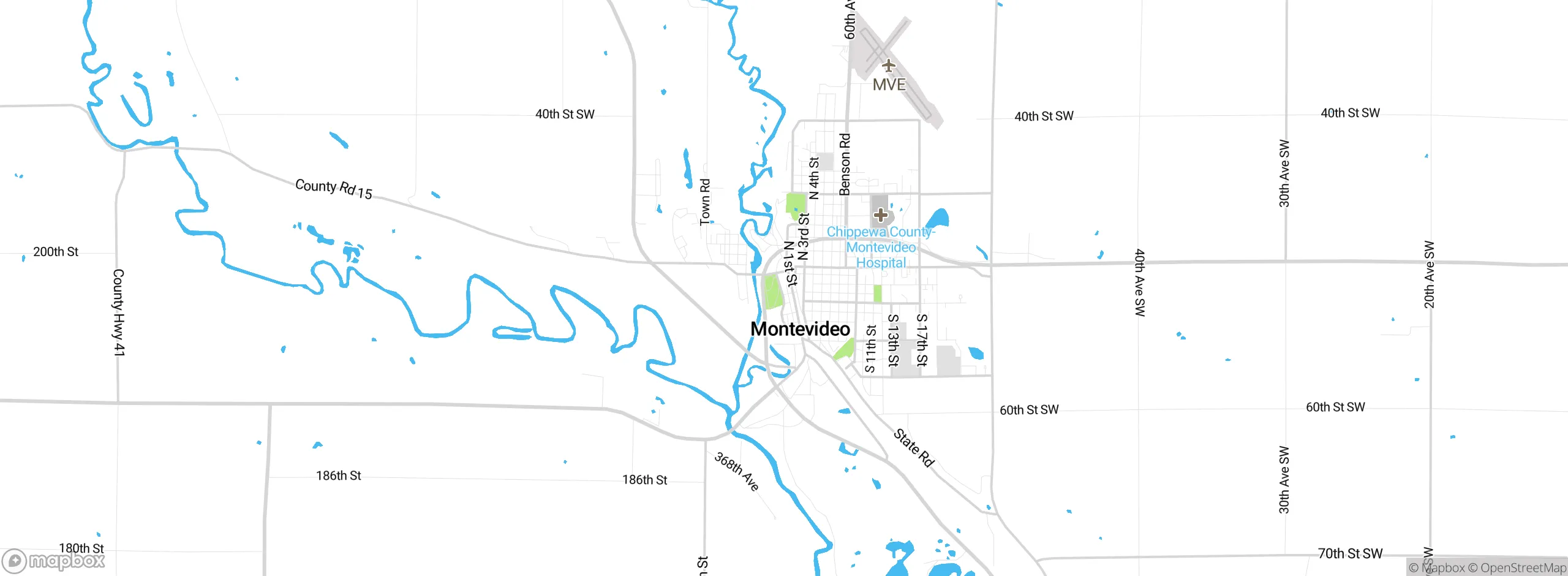 Map showing approximate location