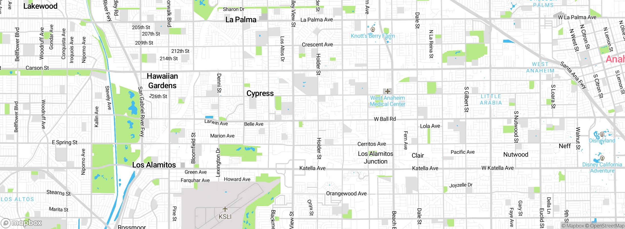 Map showing approximate location