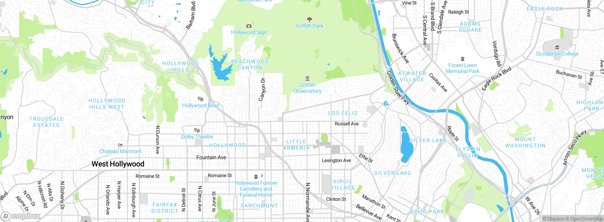 Map showing approximate location