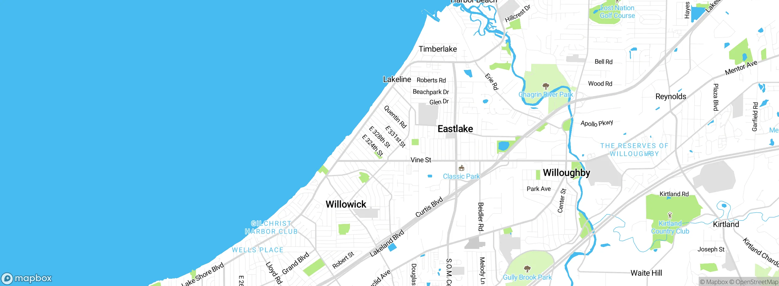Map showing approximate location