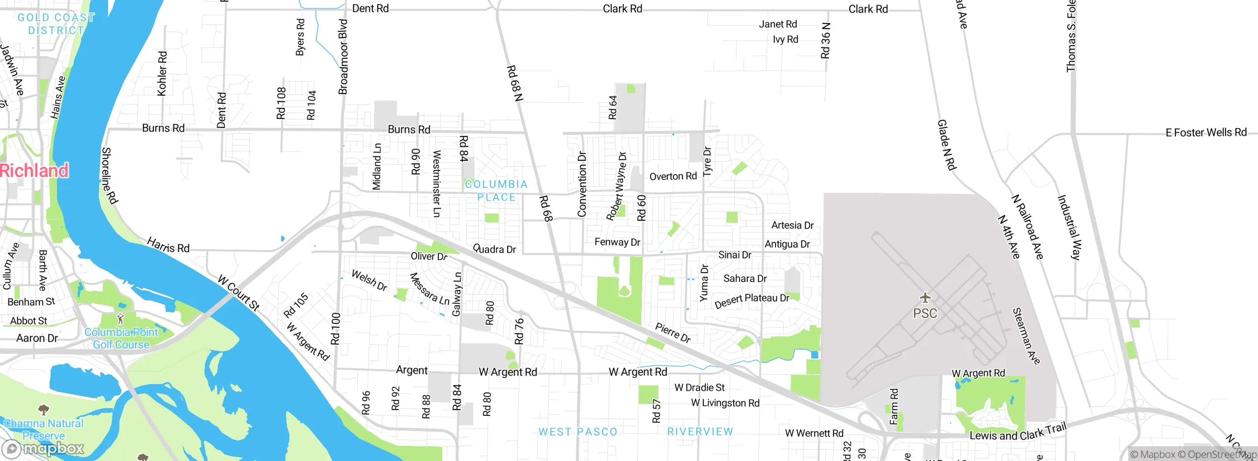 Map showing approximate location