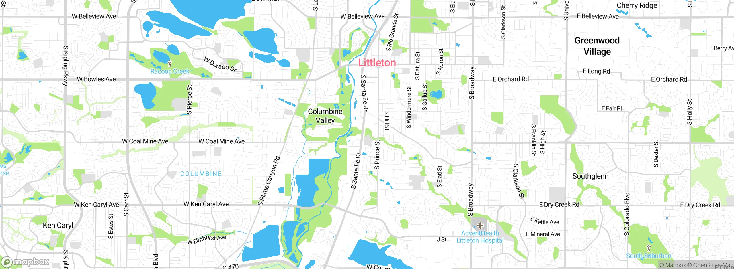Map showing approximate location