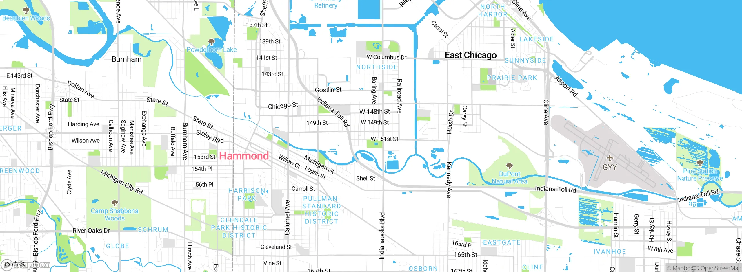 Map showing approximate location