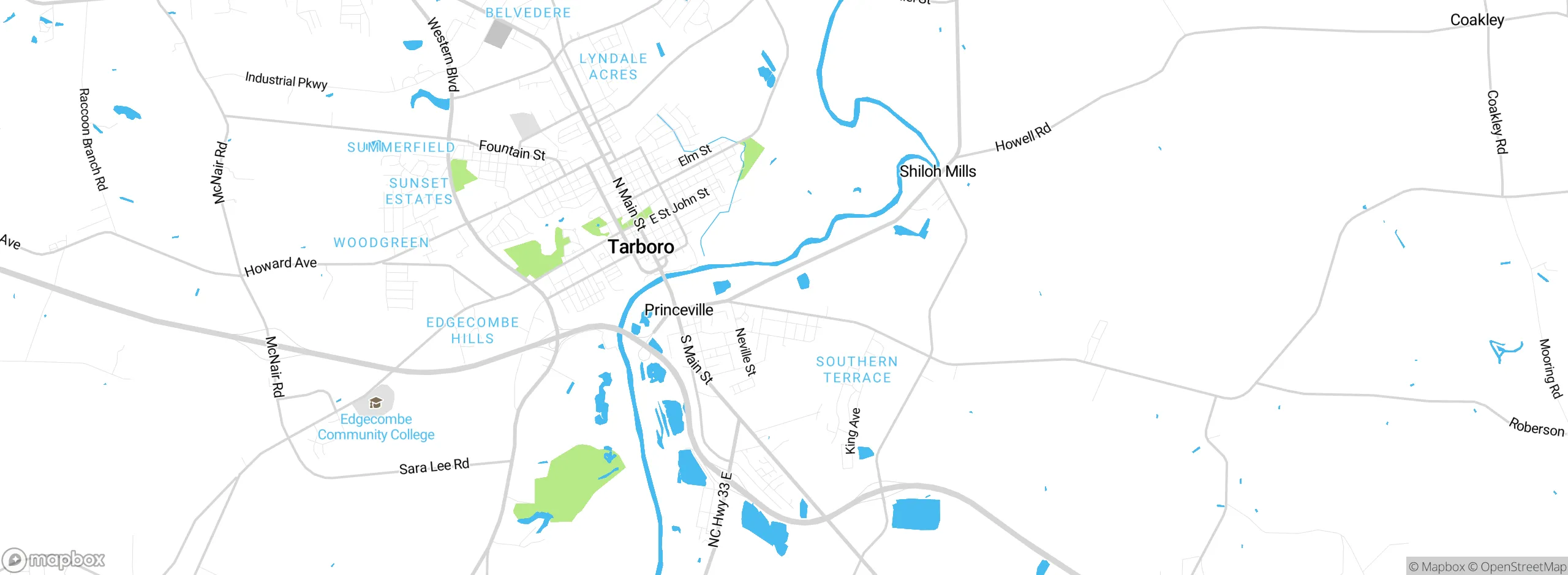 Map showing approximate location