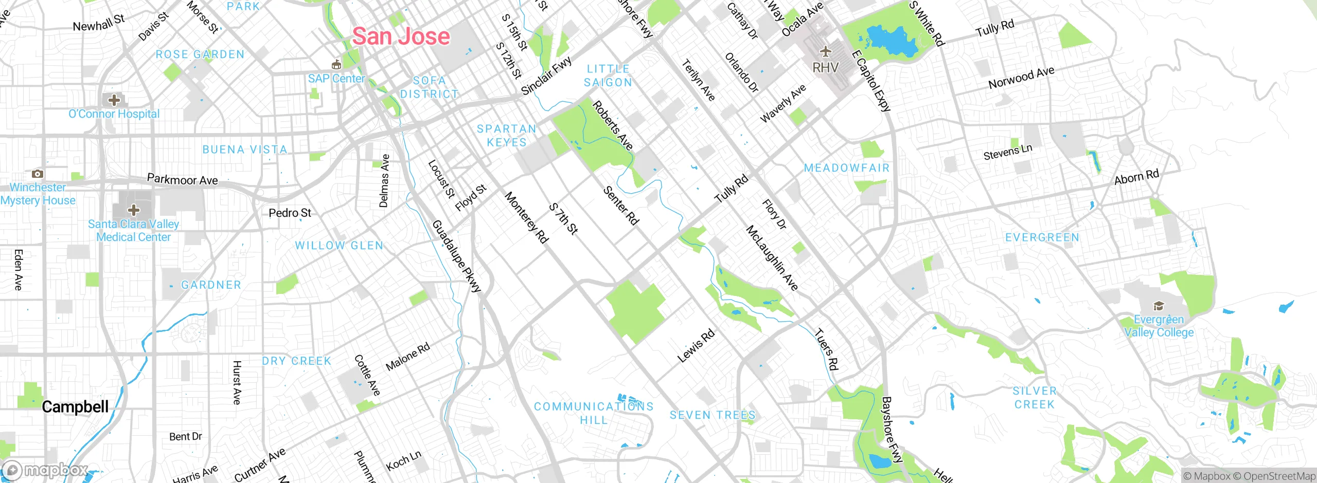 Map showing approximate location