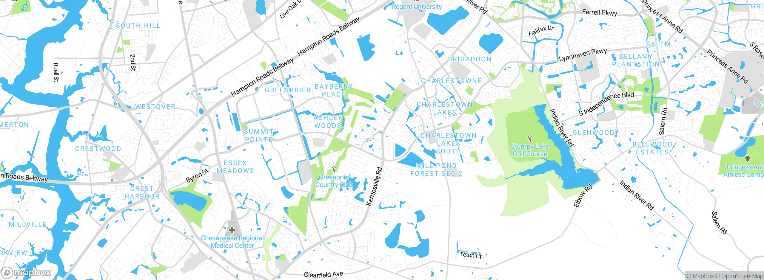Map showing approximate location