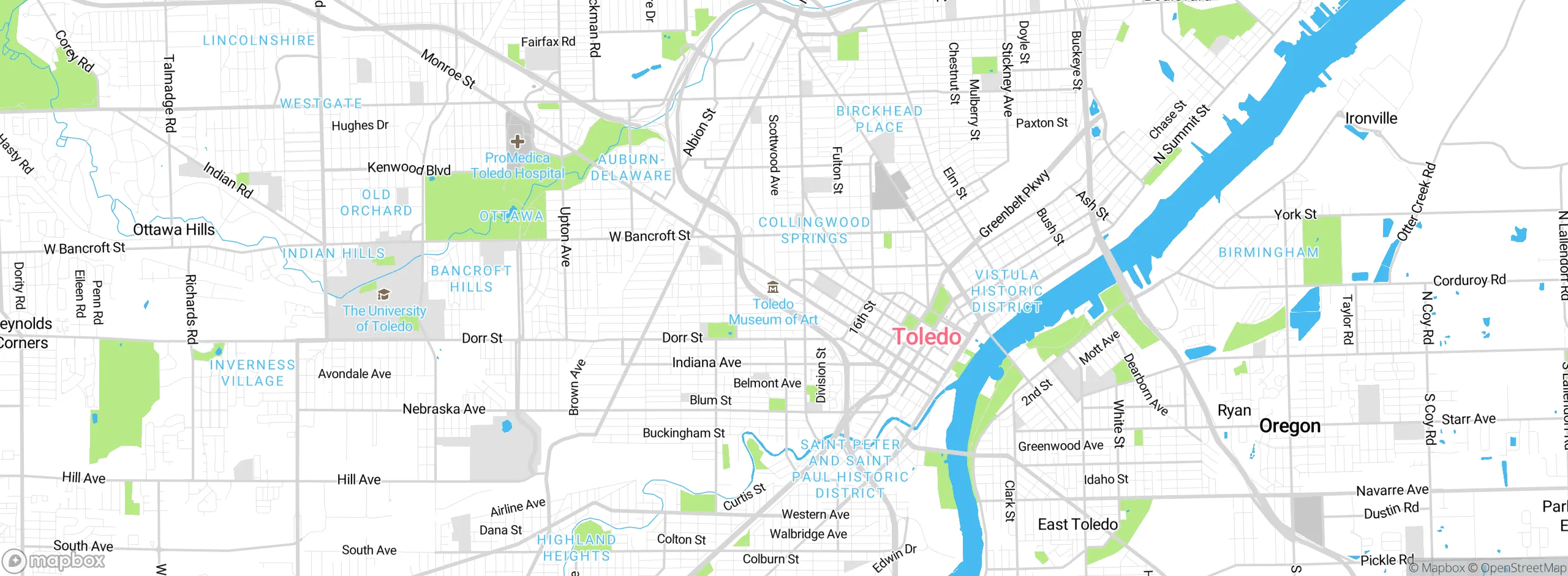 Map showing approximate location