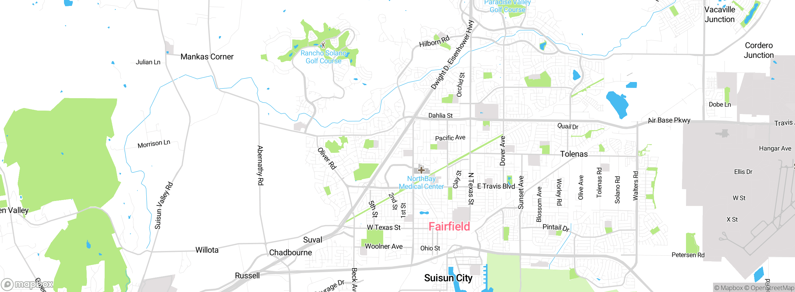 Map showing approximate location