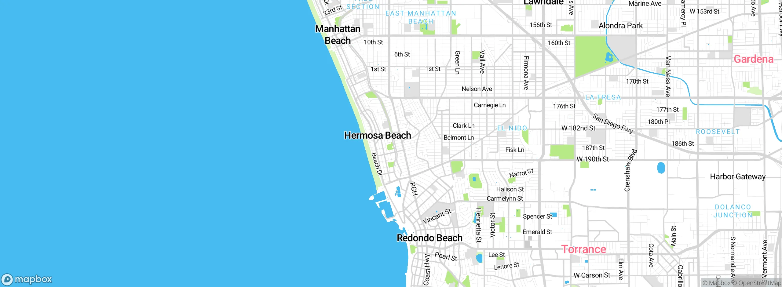 Map showing approximate location