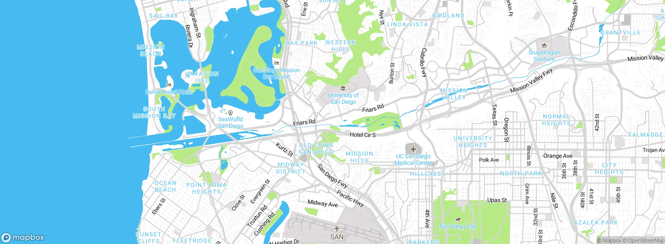 Map showing approximate location