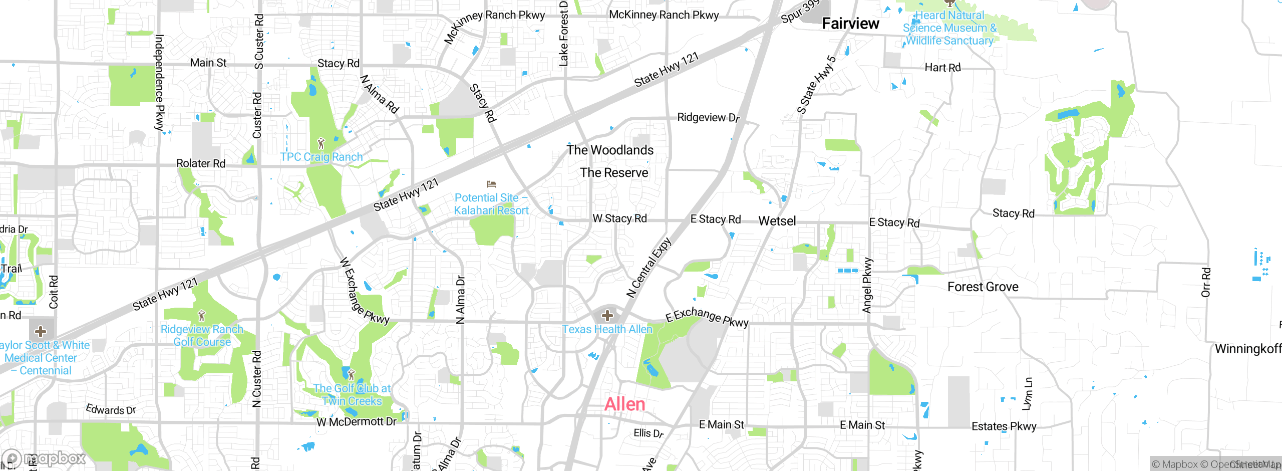 Map showing approximate location