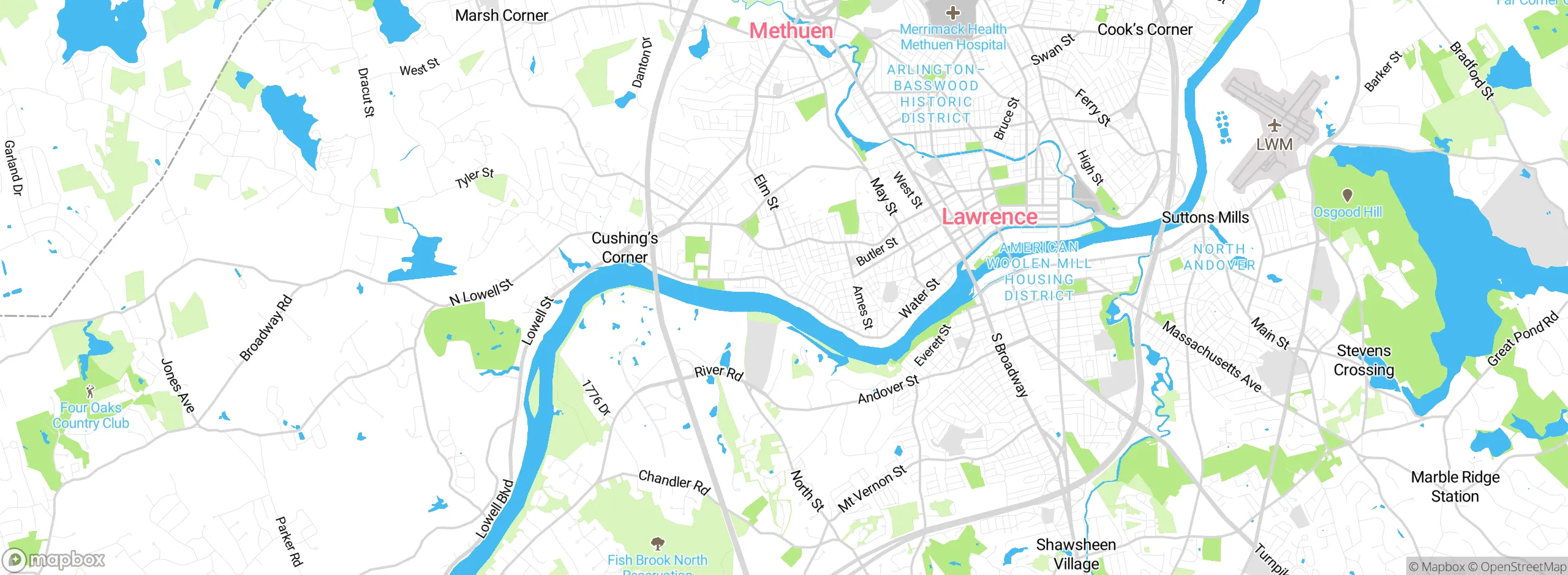 Map showing approximate location