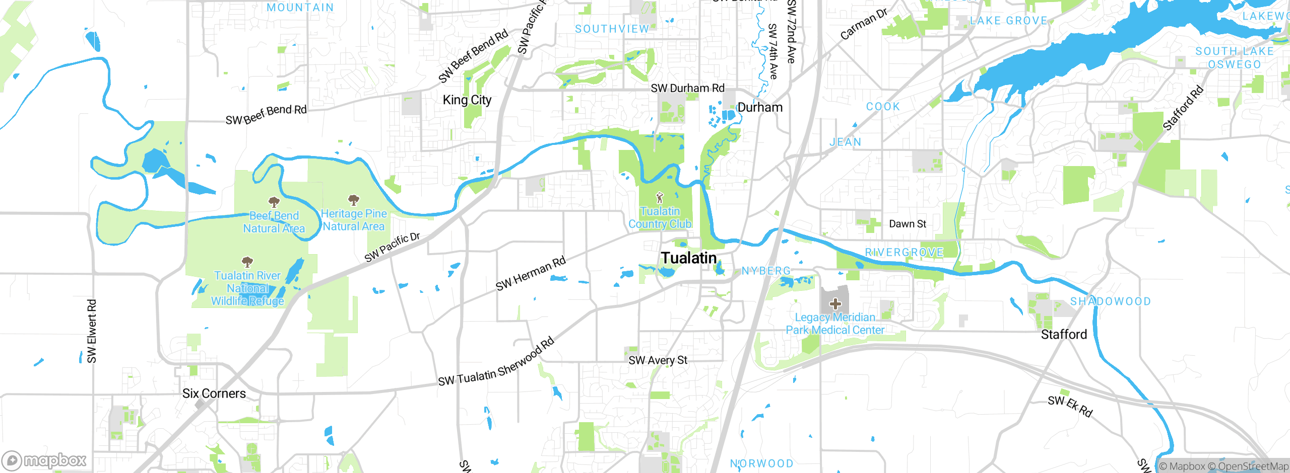 Map showing approximate location