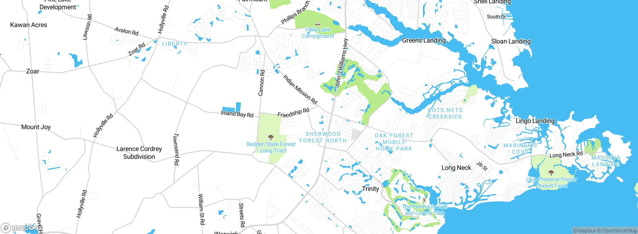 Map showing approximate location