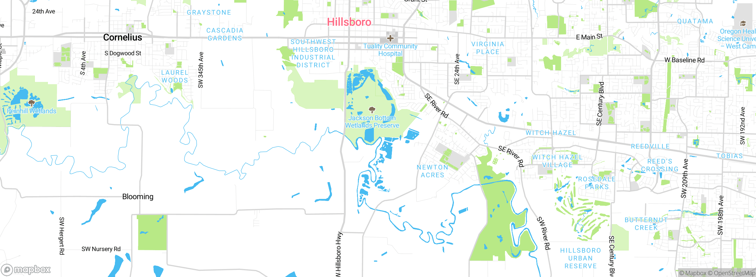 Map showing approximate location
