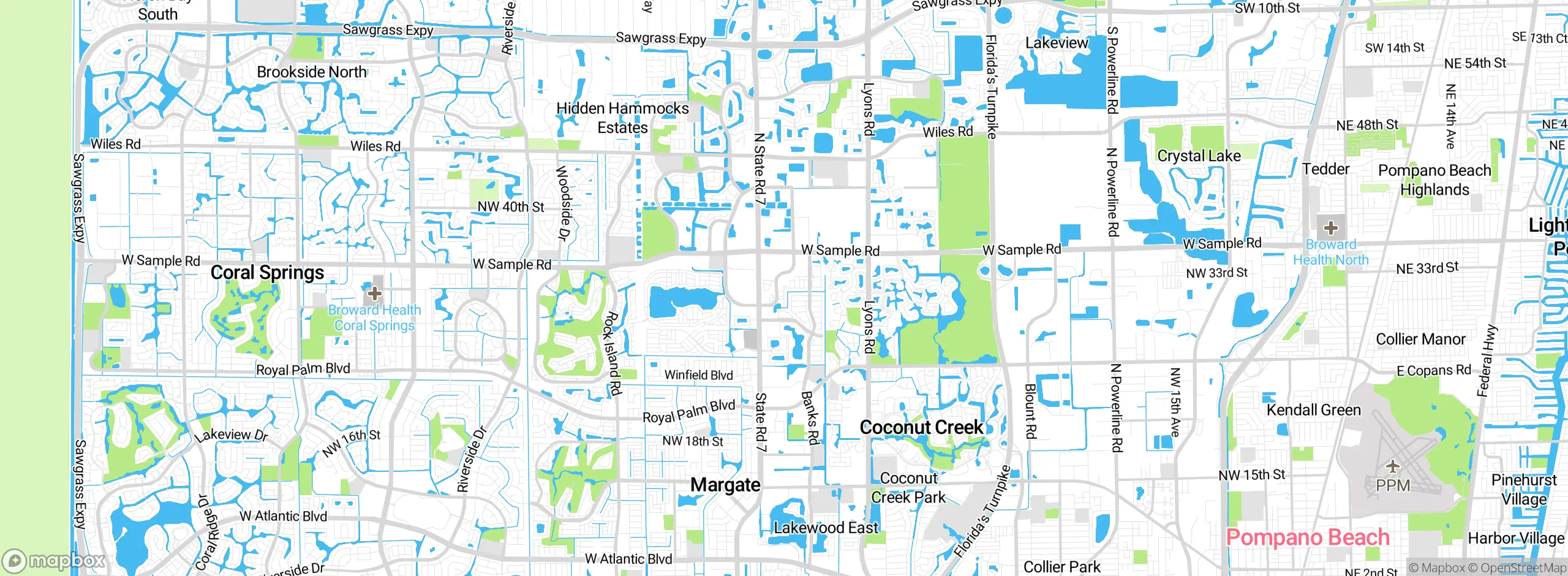 Map showing approximate location