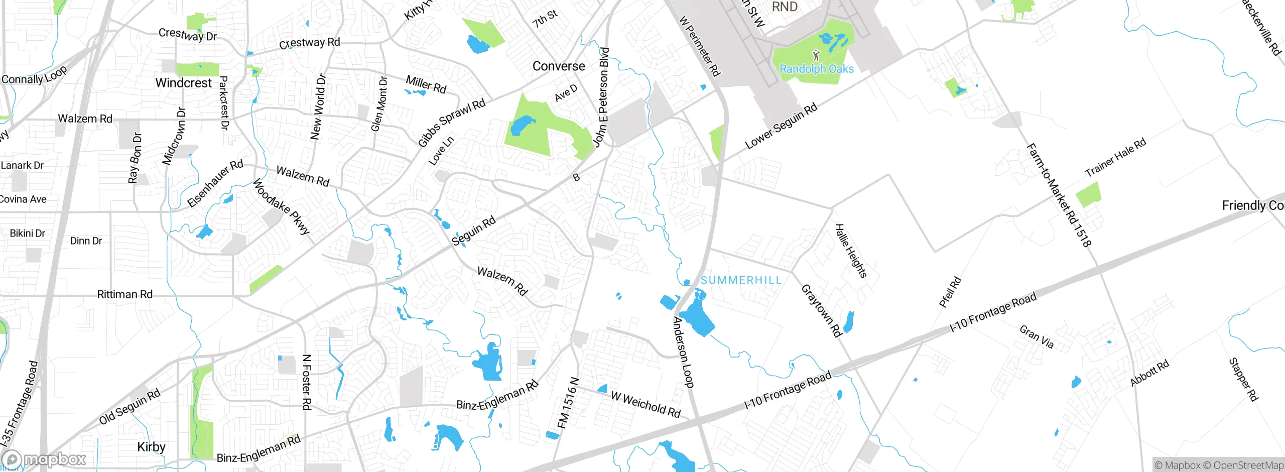 Map showing approximate location