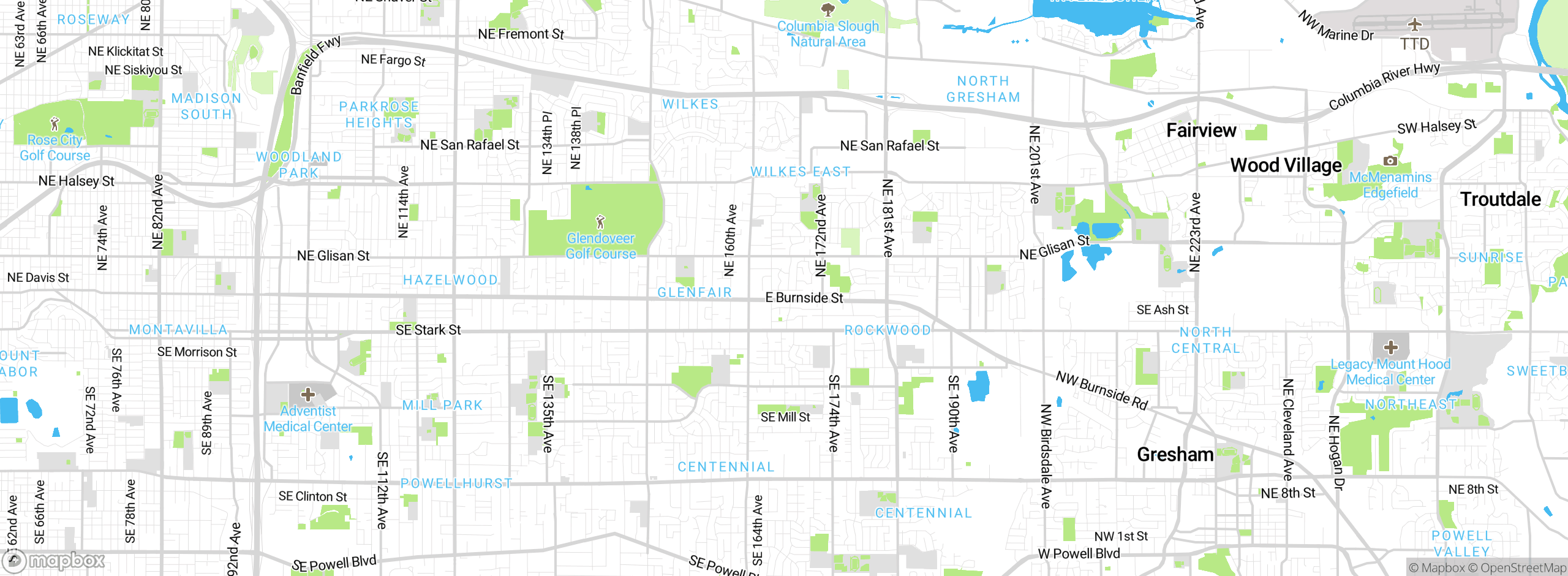 Map showing approximate location