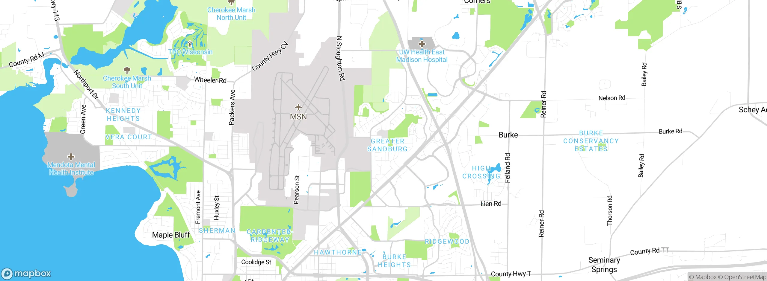 Map showing approximate location
