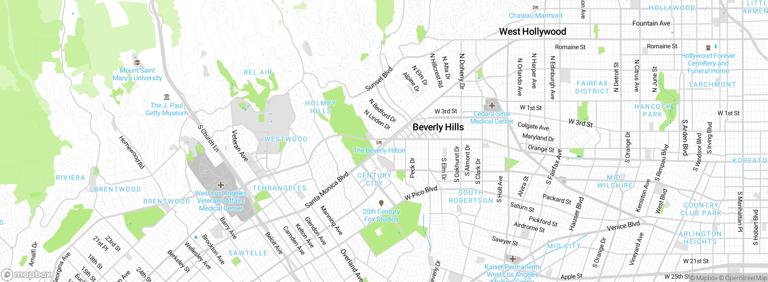 Map showing approximate location