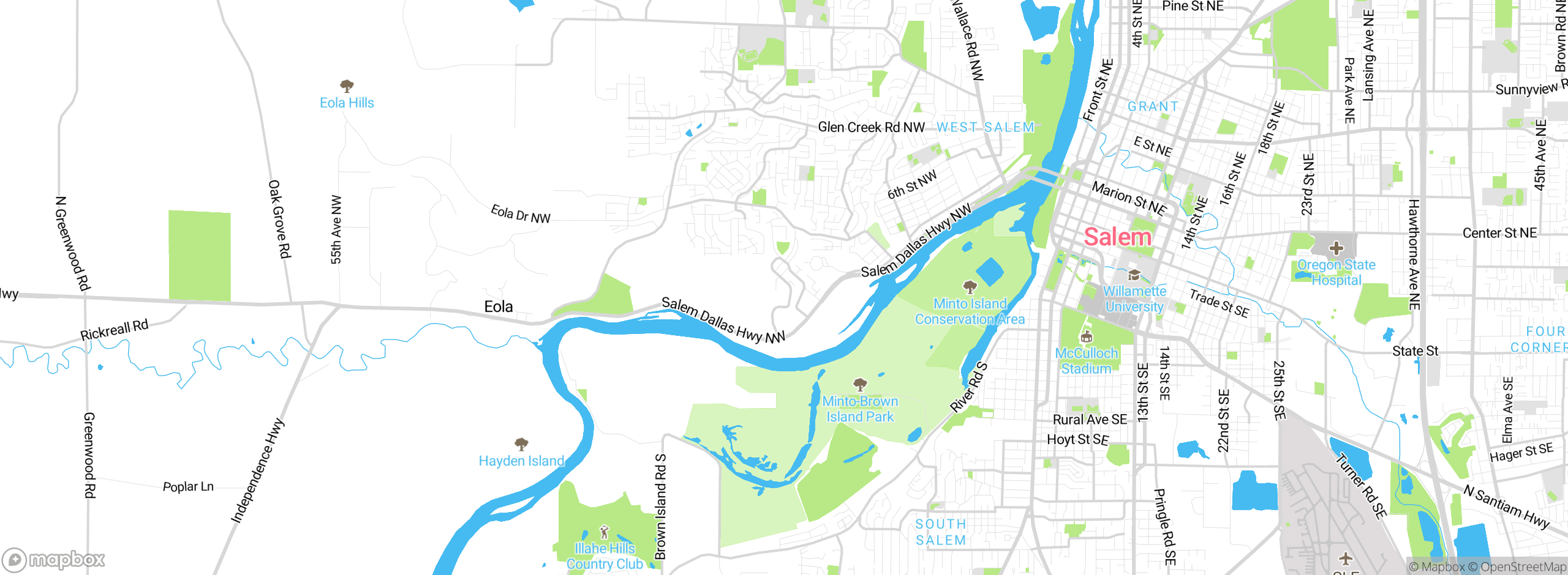 Map showing approximate location